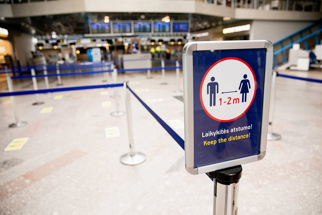 Pasieniečiai ministerijų prašo pasirūpinti jų saugumu Vilniaus oro uoste